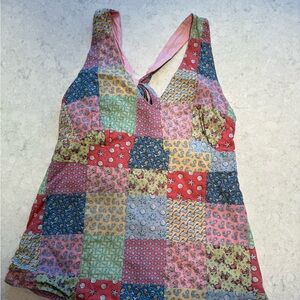 Vineyard Vines Patchwork Multicolor Women's Top